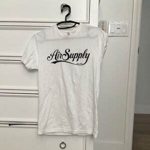 #0374 White T-Shirt Size S Brand Next Level